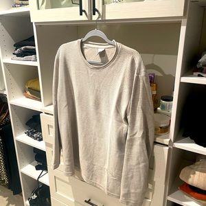Zara Crème Sweater Top XL